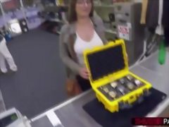 Brunette french chick Charlie Harper gets fucked by Shawns huge cock