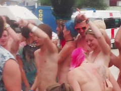 Nude at festival
