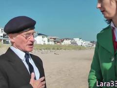 English mature jizzed in mouth in senior trio