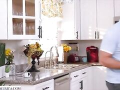 Naughty America - Ava Sinclaire fucks a big cock