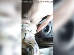 Hot young russian wife fucked in kitchen