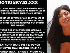 AlexThorn hard fist & punch Hotkinkyjo anal gaping hole