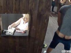 Young Girls Having First Time Gloryhole Experience